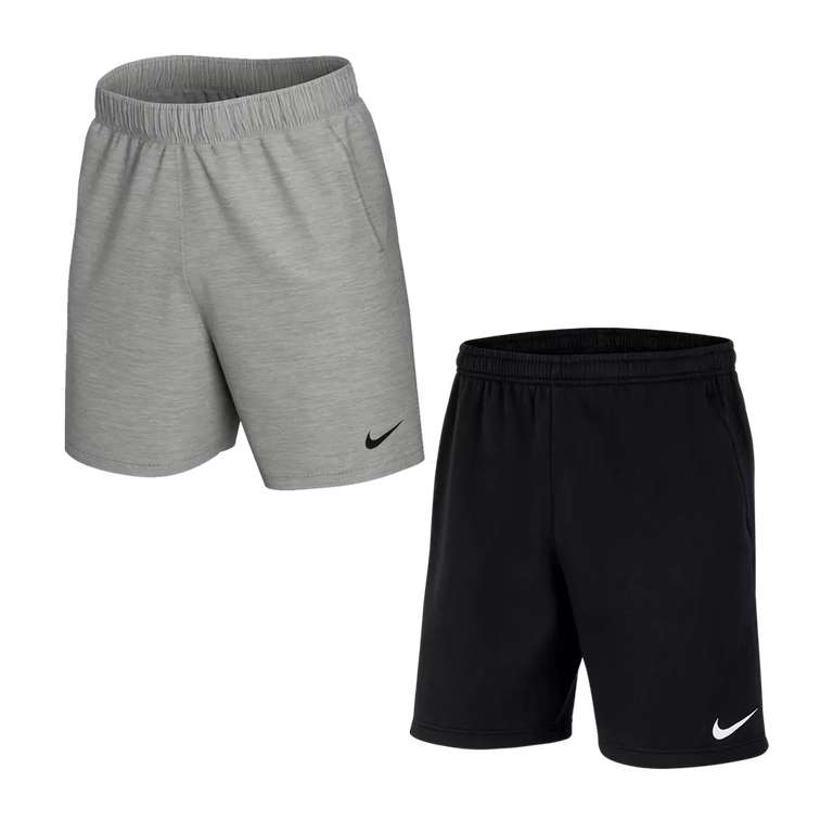 2er Pack - Nike Baumwollshorts mit Reißverschluss-Taschen - Größen S bis XXL