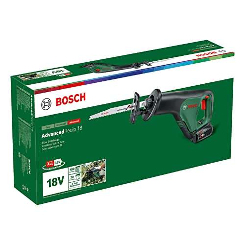 Bosch Akku Säbelsäge AdvancedRecip 18 (ohne Akku, 18 Volt System, im Karton)