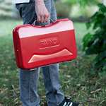 [Amazon Prime - Marketplace] TAINO MOX Holzkohlegrill rot BBQ Koffergrill Camping-Grill - Versand durch Amazon