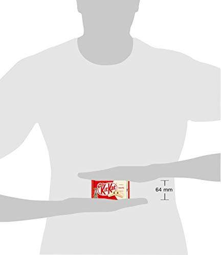 KITKAT White Schokoriegel von NESTLÉ, Knusper-Riegel mit weißer Schokolade & knuspriger Waffel, 24er Pack (24 x 41,5g) [Spar-Abo Prime]