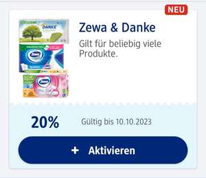 Zewa soft Produkte z.b Toilettenpapier 8 rollen effektive 2,25€ dank Coupon und scondoo jeweils 20%