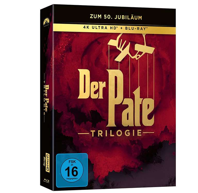 Der Pate - Trilogie (4K Blu-ray + Blu-ray) für 74,78€ (Bol.de)