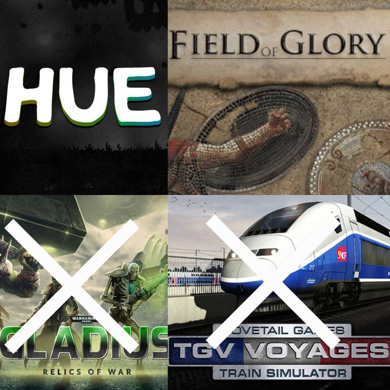[Steam] Kostenlos: Hue | Warhammer 40,000: Gladius - Relics of War | TGV Voyages Train Simulator + DLCs | Field of Glory II