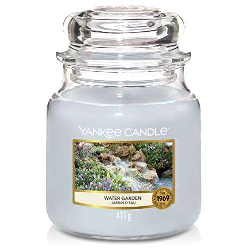 Sammeldeal Yankee Candle Duftkerze im Glas zB (mittelgroß) | Water Garden bis 75h (Prime)