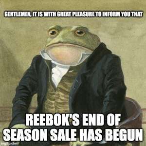 Reebok - End of Season Sale (Early Access): bis zu 50% Rabatt auf 2827 Artikel + 15% Extra-Rabatt, z.B. Reebok Identity Fleece Jogger khaki