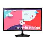Samsung S36C Essential Curved Monitor S24C364EAU (24 Zoll, VA-Panel, Full HD-Auflösung, AMD FreeSync, 4 ms, Bildwiederholrate 75 Hz)