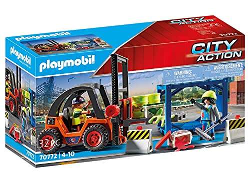 Sammeldeal Playmobil -50% Uvp zB PLAYMOBIL City Action 70772 Gabelstapler mit Hubfunktion (Prime)