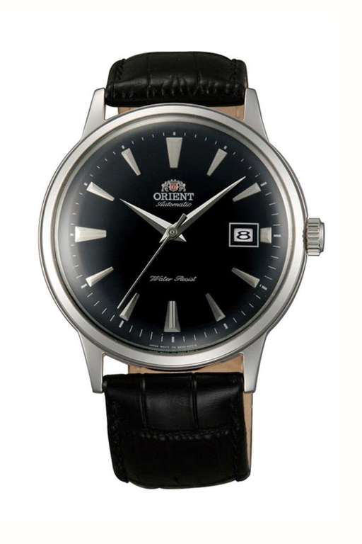 Orient Unisex Herren Uhr Analog Automatik Uhr mit Leder Armband FAC00004B0