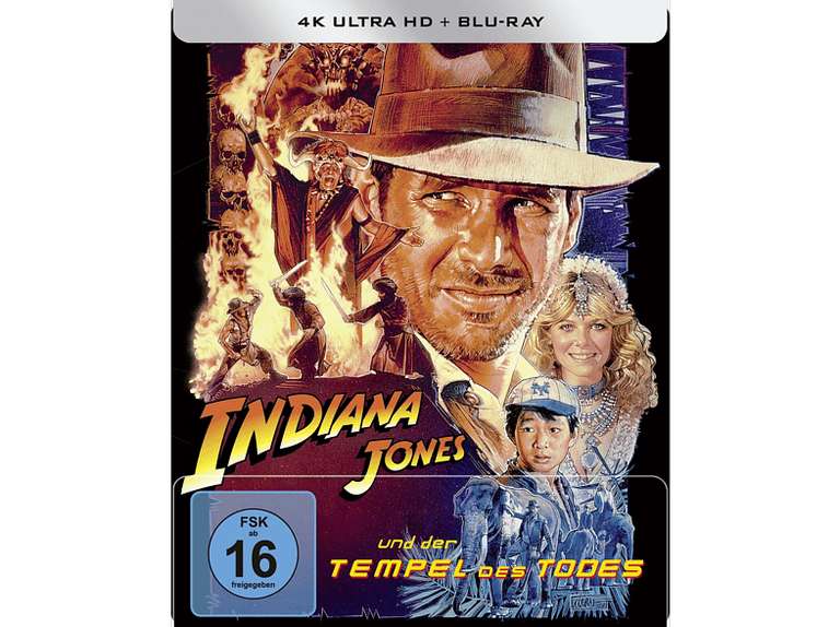 Indiana Jones und der Tempel des Todes Limitierte Steelbook Edition 4K Ultra HD Blu-ray + Blu-ray (Abholung)