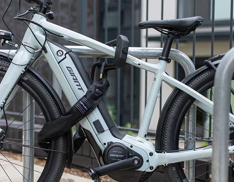 Hiplok E-DX Kettenschloss für E-Bikes und Cargo Bikes, Fahrradschloss