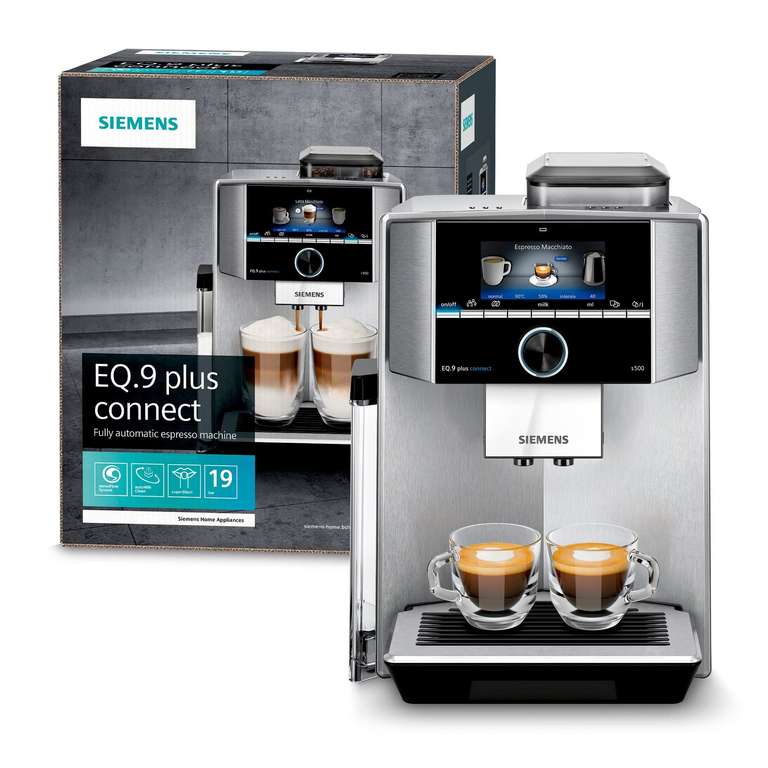 [MediaMarkt/Saturn] Kaffeevollautomat Siemens EQ.9 plus s500 connect TI9558X1DE