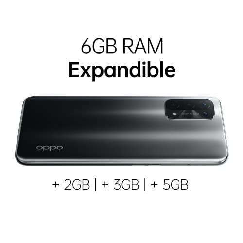 OPPO A74 5G - 5G Smartphone - Dual-SIM - RAM 6 GB / 128 GB - LCD-Anzeige - 6.5" - 2400 x 1080 Pixel (90 Hz)