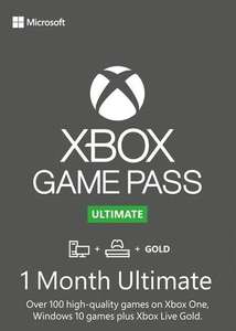 Xbox Game Pass Ultimate – 1 Monat (Xbox & Windows) Non-stackable Key USA - Eneba Wallet: 2,16€ - PayPal: 2,53€
