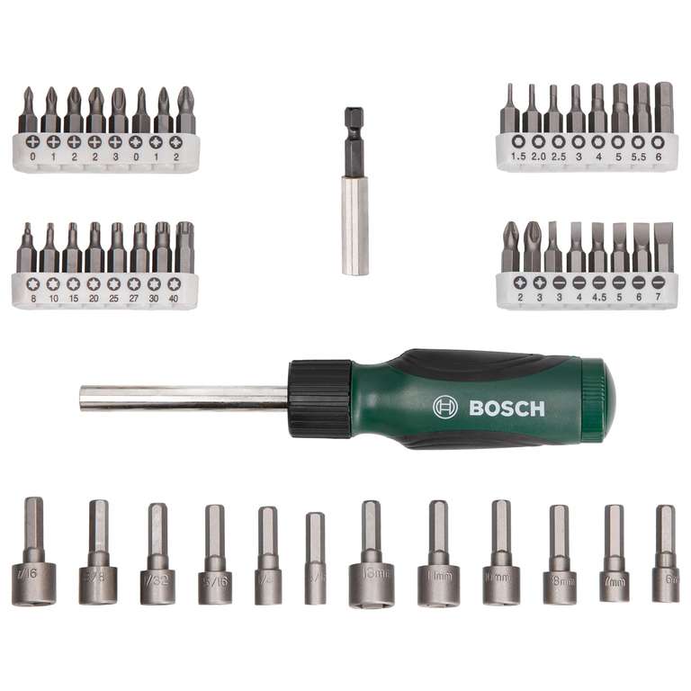 [amazon primeday] Bosch 46-tlg. Schrauberbit und Steckschlüssel-Set (PH ...