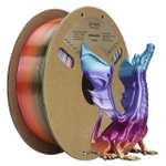 Eryone Regenbogen-Filament 2 Rollen mit je 1kg (18,67€/kg) Seiden-PLA mit 1,75mm Durchmesser für 3D-Drucker