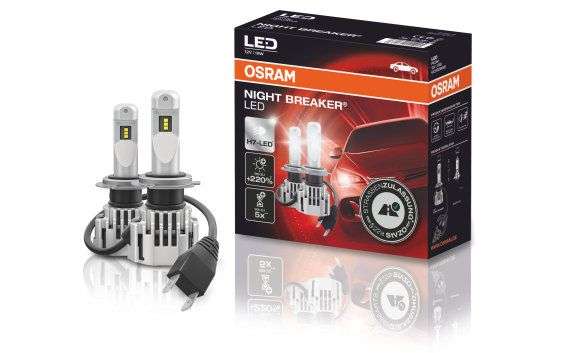 2 Osram LED H7 Lampen