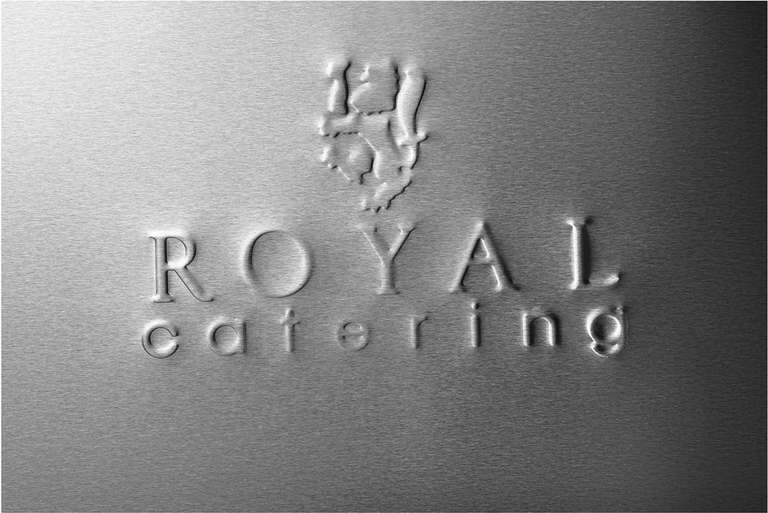 Royal Catering Arbeitsschrank Edelstahl Arbeitsplatte Schiebetüren Arbeitstisch 200cm