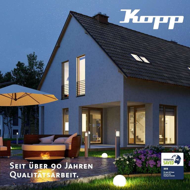 Kopp Energiesäule / Gartensteckdose (mit 2 Schutzkontakt-Steckdosen, 230 V, IP44, Zeitschaltuhr) - schwarz