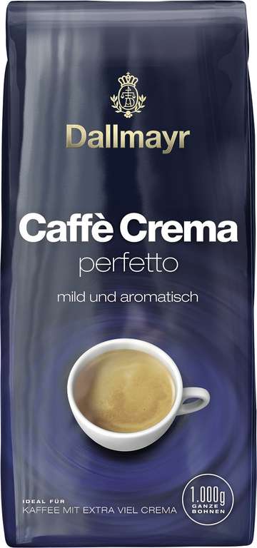 Dallmayr Kaffee Caffè Crema Perfetto Kaffeebohnen, 1er Pack (1x 1 kg)