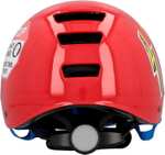 Fischer Fahrradhelm Kinder MTB S/M + Gepäckträgertasche 6L | BMX Helm in zwei Farben, Größe 54 bis 58 cm