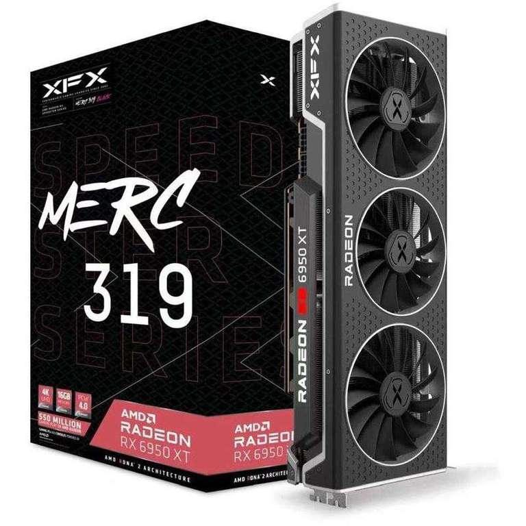 16GB XFX Radeon RX 6950 XT Speedster MERC 319 Black Gaming Aktiv Grafikkarte inkl. Resident Evil 4