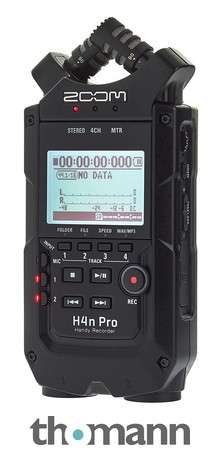 Zoom H4N Pro Black Handheld Audiorekorder