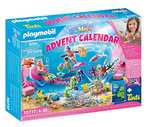 PLAYMOBIL Adventskalender 70777 Badespaß Meerjungfrauen, für Kinder ab 4 Jahren (Prime)