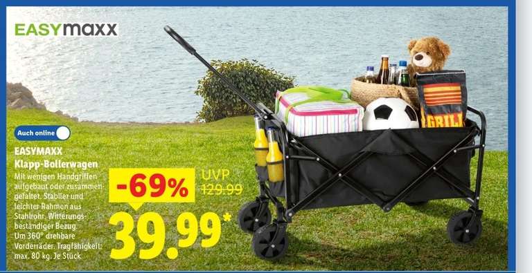 Bollerwagen Faltbar Lidl