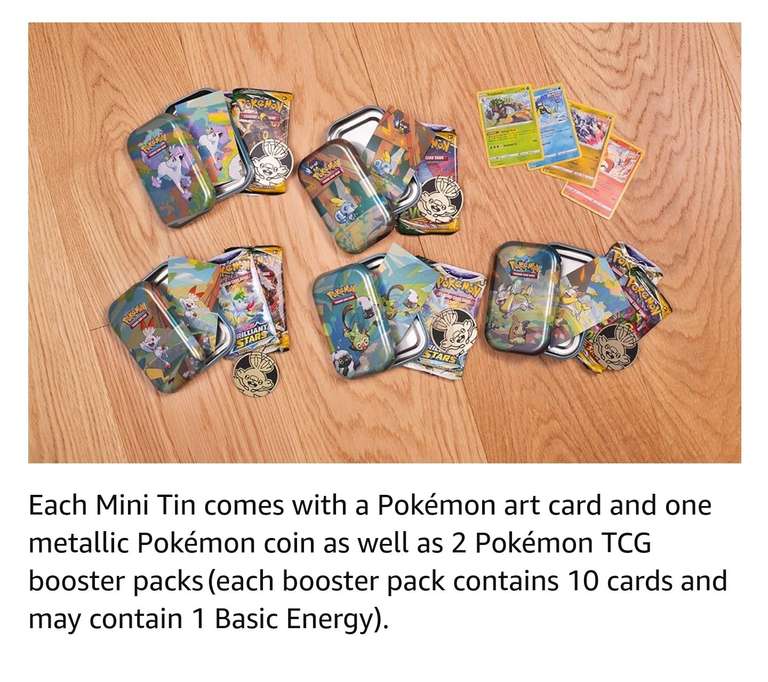Pokémon Tin Bundle Mini-Dose, Mehrfarbig (ENG)