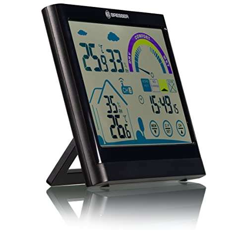 BRESSER VentAir Thermo-/Hygrometer mit Lüftungsempfehlung und Touchscreenfunktion für 19,99€ (Prime/Obi Abh)