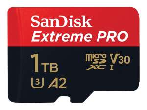 [Cyberport] SanDisk Extreme PRO R200/W140 microSDXC 1TB Kit, UHS-I U3, A2, Class 10