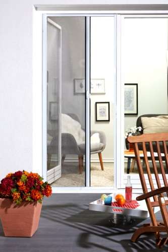 Insektenschutzrollo für die Tür. Integrierbar. In weiß, braun oder grau verfügbar. (Abholung möglich)