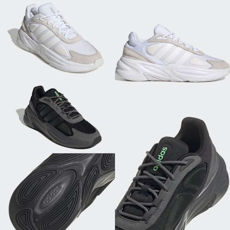 Adidas Ozelle | CloudFoam | weiß & schwarz | Gr. 36-49 !!