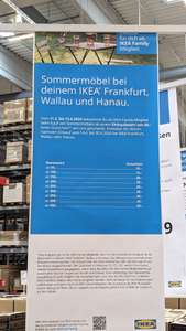 Ikea Lokal 10 Euro Gutschein ab 100 Euro Einkauf auf Sommermöbel