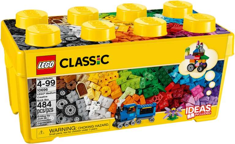 2 Stück LEGO Classic Mittelgroße Bausteine-Box 10696 für 35,90€ [interspar.at]