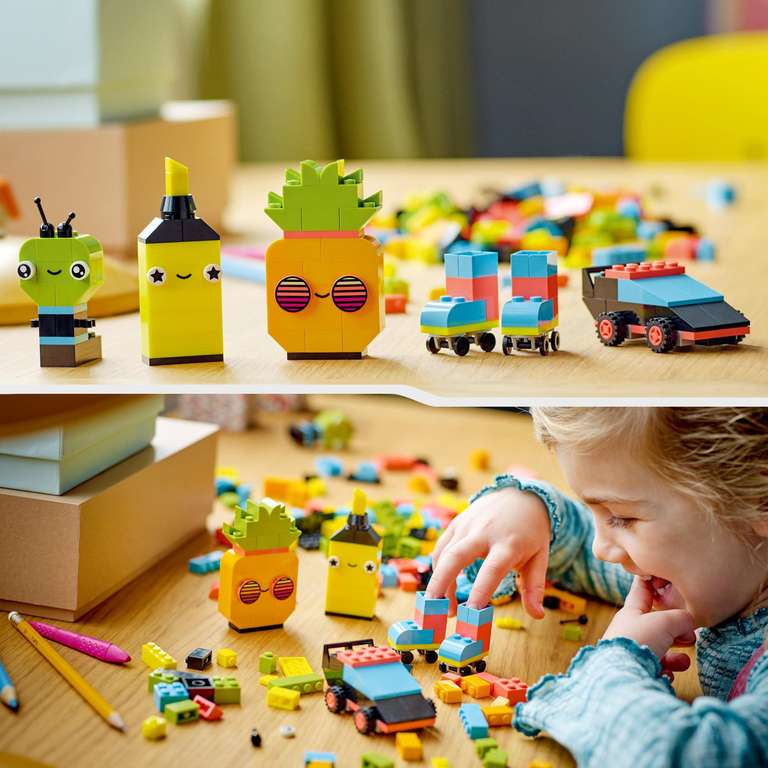 LEGO 11027 Classic Neon Kreativ-Bauset 333 Teile (Amazon Prime)