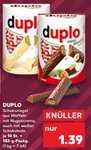 DUPLO (10 Riegel) für 1,39 € - Kaufland (offline)