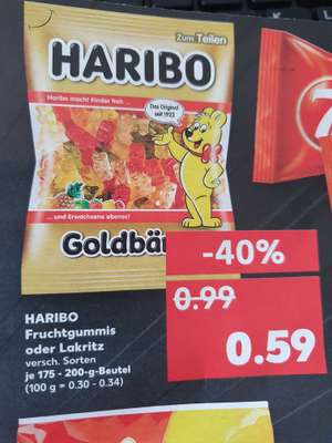 [Kaufland, lokal Landshut] Haribo, diverse Sorten und.a. Goldbären
