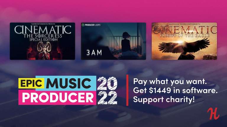 Humble Bundle Epic Music Producer 2022 // 45 royalty-free Sample Packs verschiedener Genre