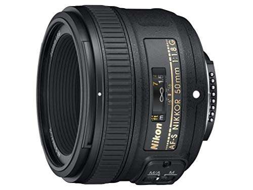 Nikon 2199 AF-S NIKKOR 50 mm 1:1,8G Objektiv (58mm Filtergewinde)