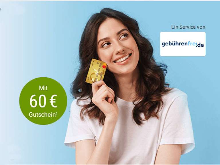 [advanzia] 60€ Gutschein (z.B. Amazon) + KwK (60€+60€) für kostenlose Mastercard Gold + Versicherungspaket / weltweit gebührenfrei bezahlen