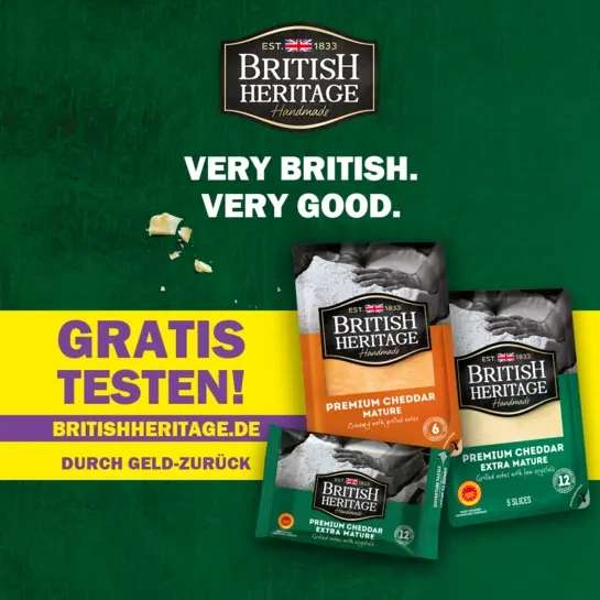 [GzG] British Heritage Cheddar Gratis Testen