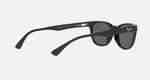 50% Rabattcode auf die Ray-Ban RB4140 Sonnenbrille (schwarz glänzend) Gr. S / Gläser in Grün / Schmal, mit hohem Steg / kostenfreie Retoure