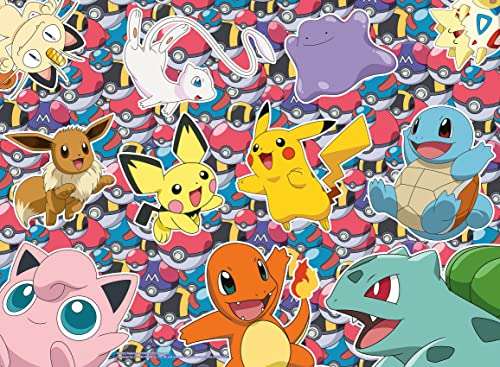 Ravensburger Pokémon Kinderpuzzle - Bereit zu kämpfen! - 100 Teile XXL Pokémon Puzzle, 49 x 36 cm für 7,99€ (Prime) [13338]