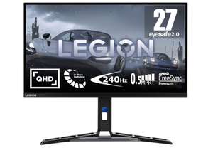 [Edu] Lenovo Legion Y27qf-30 Gaming-Monitor 27", WQHD, IPS, 400cd/m², 95% DCI-P3, 250Hz, FreeSync Premium, USB-Hub, Pivot, höhenverstellbar