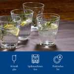 Villeroy & Boch – Dressed Up Wasserglas Set, 4 teilig, 310 ml, Kristallglas (Amazon Prime)