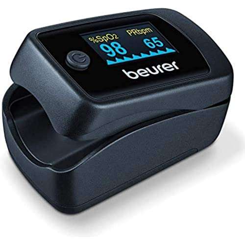 [Amazon.fr] Beurer PO 45 Pulsoximeter, Messung von Sauerstoffsättigung (SpO₂), Herzfrequenz (Puls) und Perfusionsindex (PI)