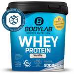 Bundle: 4kg (4x 1kg) Bodylab Whey Protein (diverse Sorten) + 2kg (4x 500g) Creatin Monohydrat + 1kg 100% Peanut Crunchy gratis