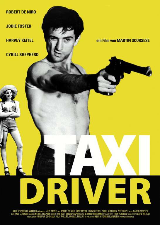 Taxi Driver * IMDb 8,2/10 * by Martin Scorsese * Robert de Niro & Jodie Foster * LEIH-Stream in HD * auch in 4k bei Apple/Amazon für 1,99€