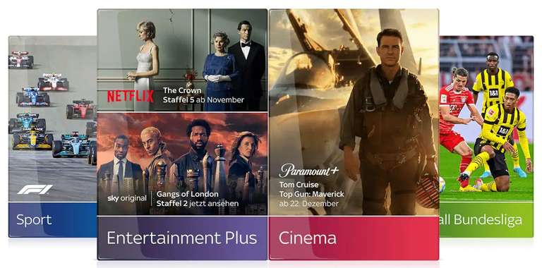 [Unidays] Sky Komplettpaket inkl. Netflix und Paramount+ und 15% Unidays Rabatt - eff. 25,50€/Monat